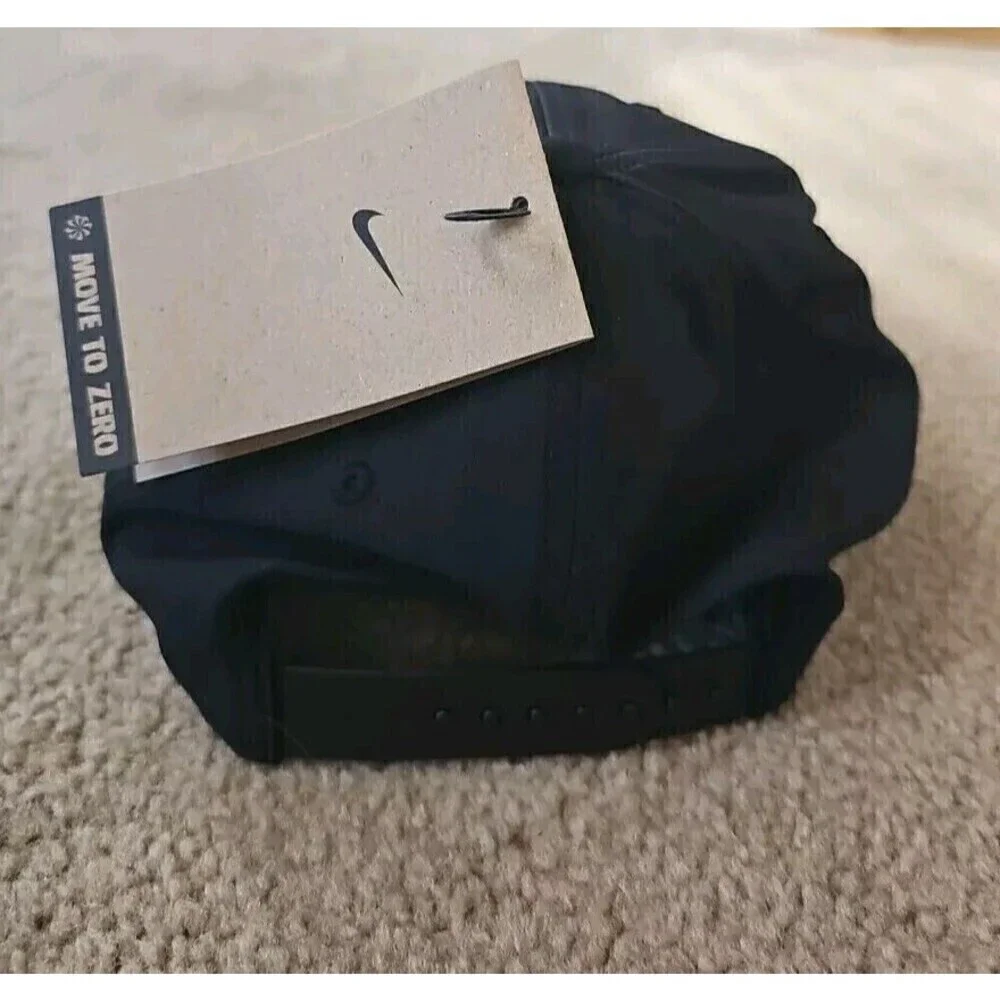 Nike Golf Dri Fit Club Structured Swoosh Hat Black M/L